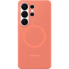 Samsung S948 S26 Ultra Silicone Magnet Case Coral Red Blue EF-ES948COE
